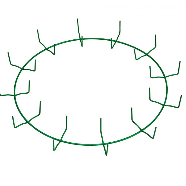 14″ Green Clamp Ring – 12 Clips