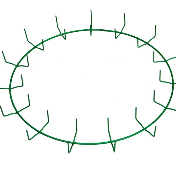 16″ Green Clamp Ring – 15 Clips