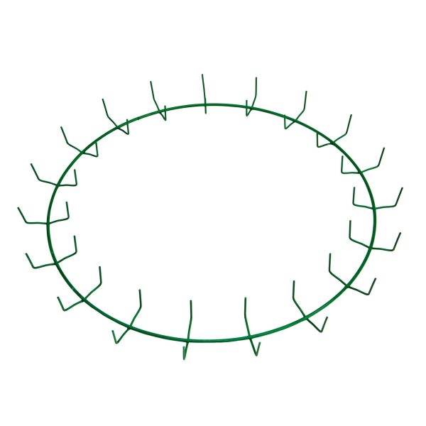 20″ Green Clamp Ring – 19 Clips