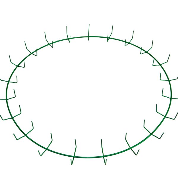 24″ Green Clamp Ring – 21 Clips