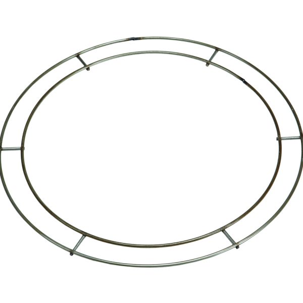 12″ Narrow Double Rail Hand Tied Ring