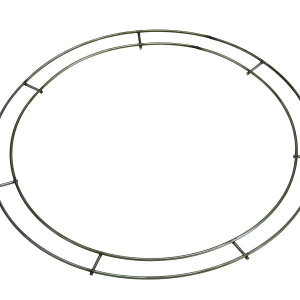 14″ Narrow Double Rail Hand Tied Ring