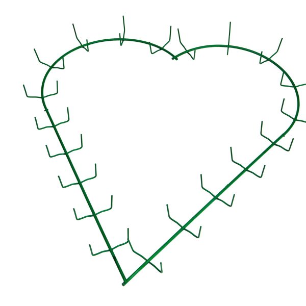 24″ Green Clamp Heart